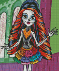 Monster High Skelita Calaveras Diamond Painting