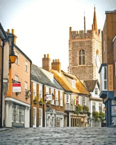 Norwich City Streets Diamond Painting