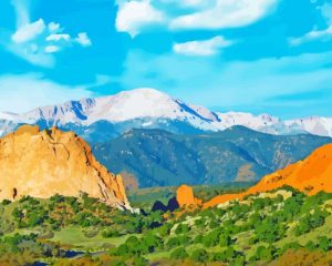 Pikes Peak Colorado Diamond Painting