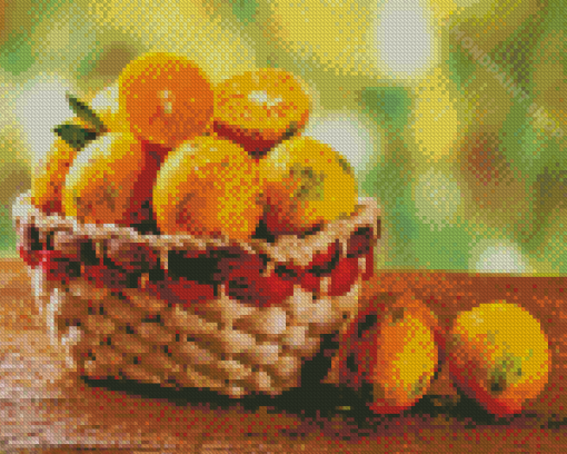 Rangpur Fruit Basket Diamond Painting
