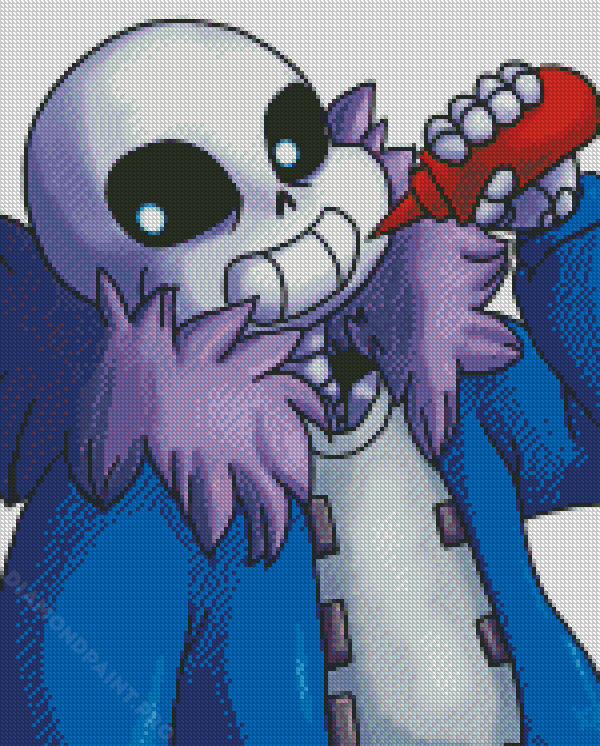 Nightmare Sans - Diamond Paintings 