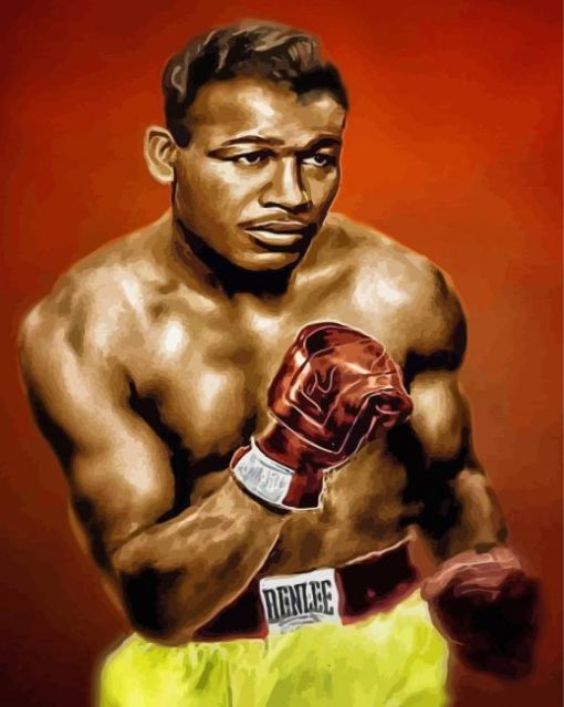 Sugar Ray Robinson Boxer Art Diamond Painting