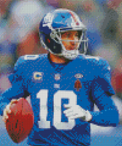 The American Football Player Eli Manning Diamond Painting
