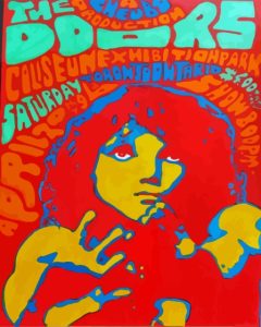 The Doors Psychedelic Concert Poster Diamond Painting