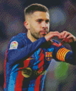The Football Player Jordi Alba Diamond Painting