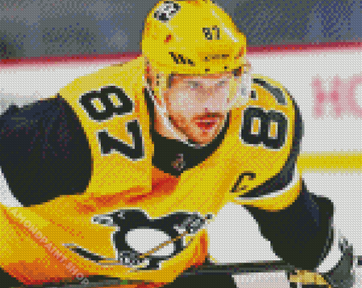 The Ice Hockey Player Sidney Crosby Diamond Painting