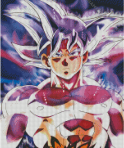 Ultra Instinct Goku Diamond Painting