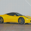 Yellow 458 Ferrari Diamond Painting