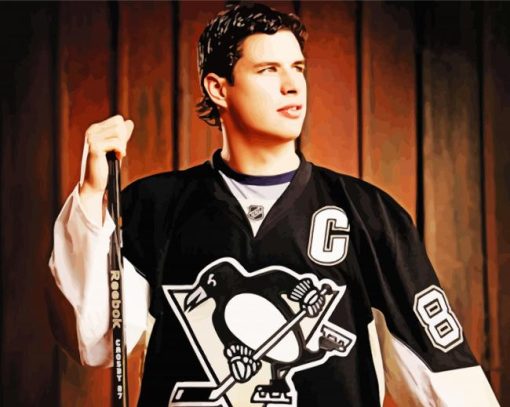 Young Sidney Crosby Diamond Painting