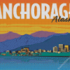 Anchorage USA Poster Diamond Painting