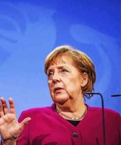Angela Merkel Talking Diamond Painting
