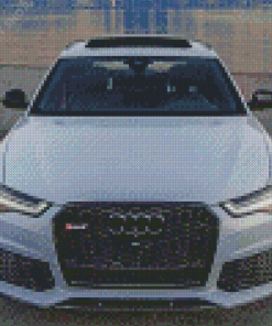 Audi A3 White Sport Car Diamond Painting