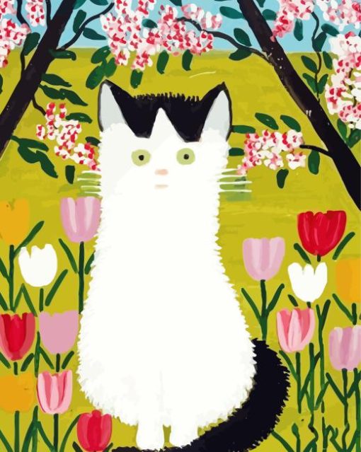 Cat Maud Lewis Diamond Painting