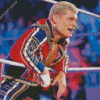 Cody Rhodes WWE Fighter Diamond Painting