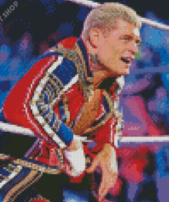 Cody Rhodes WWE Fighter Diamond Painting