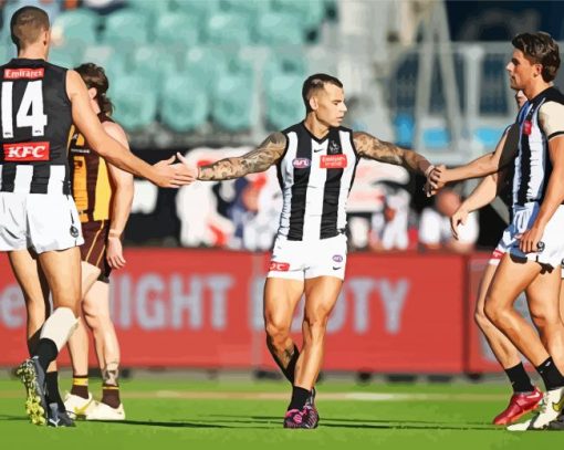 Collingwood FC Team Players Diamond Painting