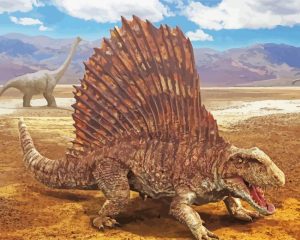 Dimetrodon Synapsid Diamond Painting