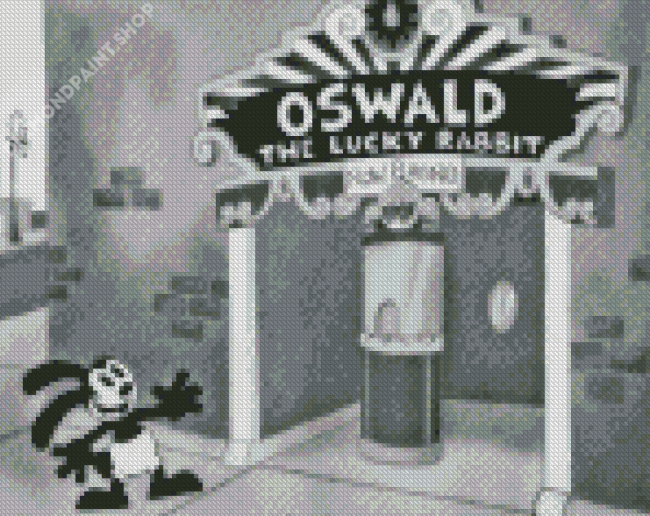Disney Oswald The Lucky Rabbit Diamond Painting