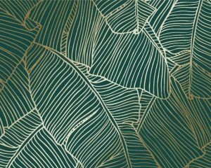 Green Leaves Diamond Painting