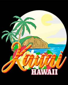 Hawaii Kauai Poster Diamond Painting