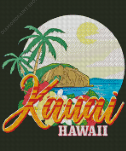Hawaii Kauai Poster Diamond Painting