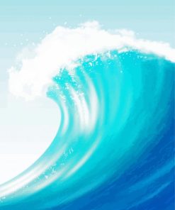 Large Sea Wave Diamond Painting