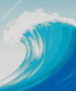 Large Sea Wave Diamond Painting
