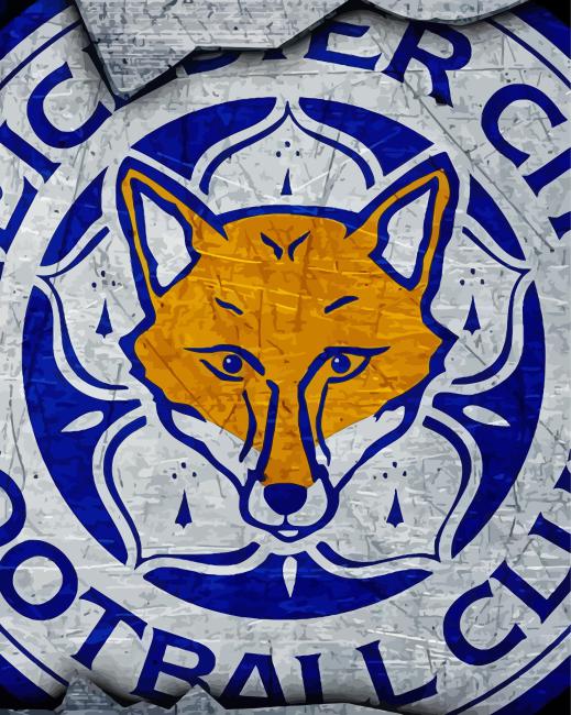 Leicester City Football Logo Diamond Painting