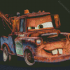 Mater Cars Brown Rusty Truck By Diamond Painting