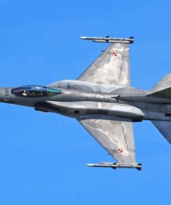 Military F 16 Fighting Falcon Diamond Painting