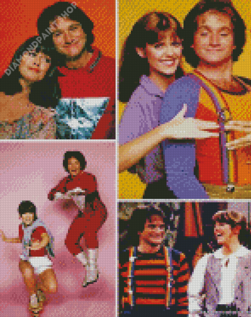 Mork And Mindy Characters Diamond Painting