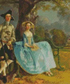 Mr And Mrs Andrews By Thomas Gainsborough Diamond Painting