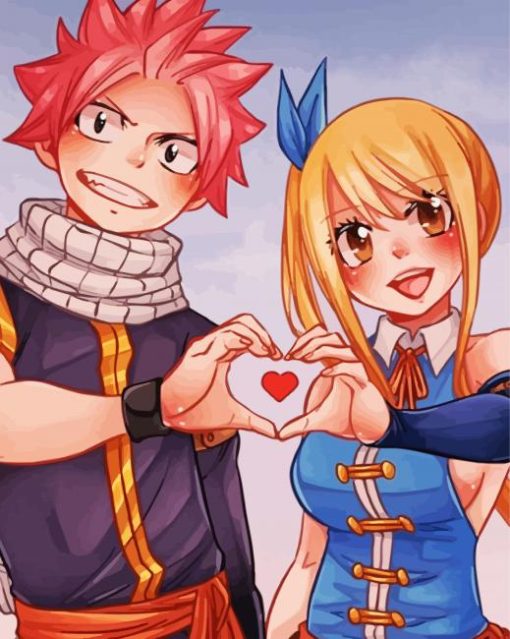 Natsu And Lucy Diamond Painting