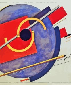 Preliminary Sketch For A Poster By El Lissitzky Diamond Painting
