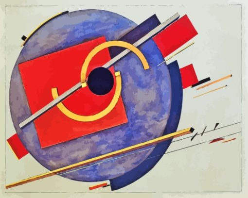 Preliminary Sketch For A Poster By El Lissitzky Diamond Painting