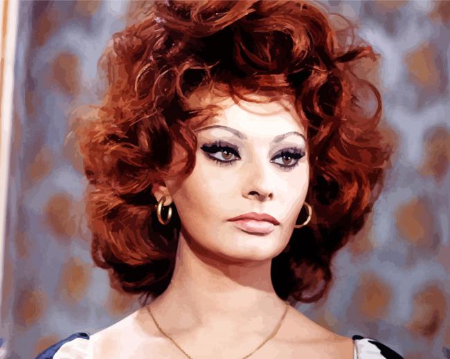 Sophia Loren Diamond Painting