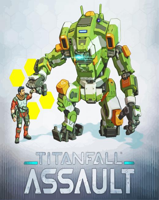 Titanfall Assault Poster Diamond Painting