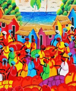 Abstract Dominican People Diamond Painting