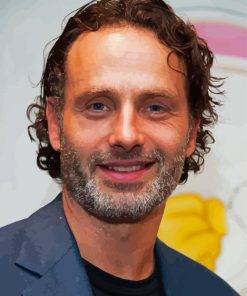 Actor Andrew Lincoln Diamond Painting