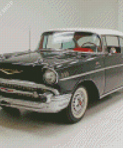 Black 1957 Chevrolet Belair Diamond Painting