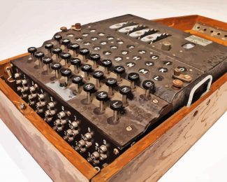 Enigma Vintage Machine Diamond Painting