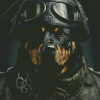 Military Dog Diamond Painting