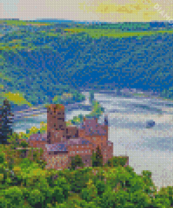 Rhine Valley River In Germany Diamond Painting