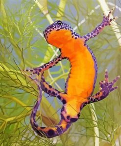 Salamander Swimming Diamond Painting