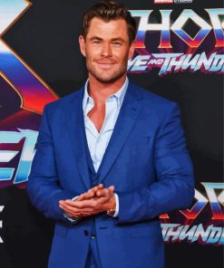 Chris Hemsworth Actor Diamond Painting