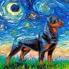 Aesthetic Rottweiler Diamond Painting
