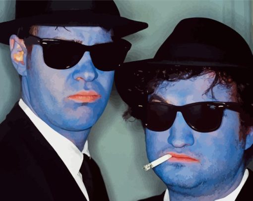 Blues Brothers Characters Diamond Painting