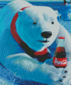 Cola Bear Diamond Painting