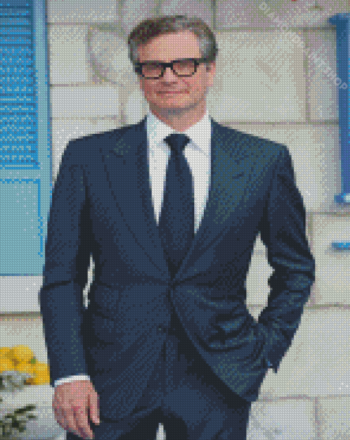 Classy Colin Firth Diamond Painting