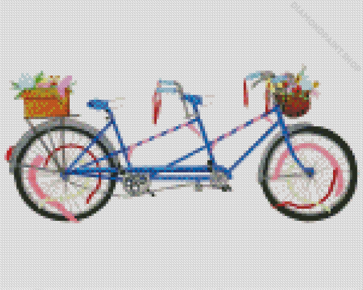 Tandem Bike Diamond Painting